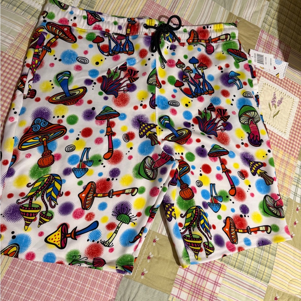 Colorful Patterned Men's Shorts Size‎ XL NEW